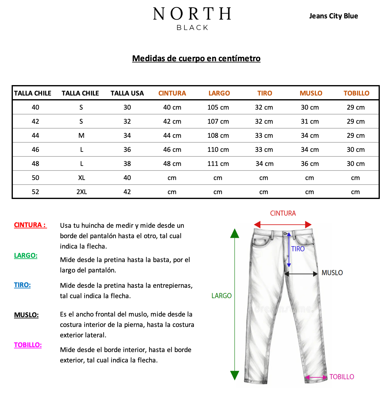 Jeans Cargo CityBlue (Wide Leg)