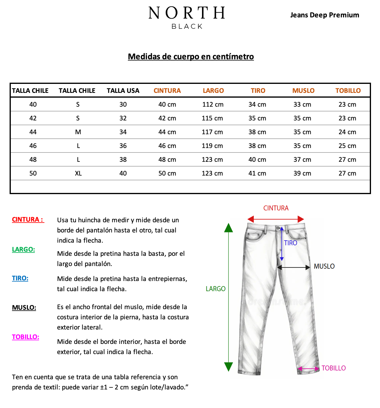 Jeans Deep Premium (Baggy fit)