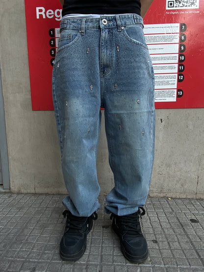 Jeans Diamond Cross Blue