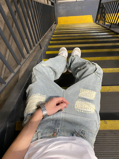 Jeans Cargo DriftBlue ( Loose Fit )