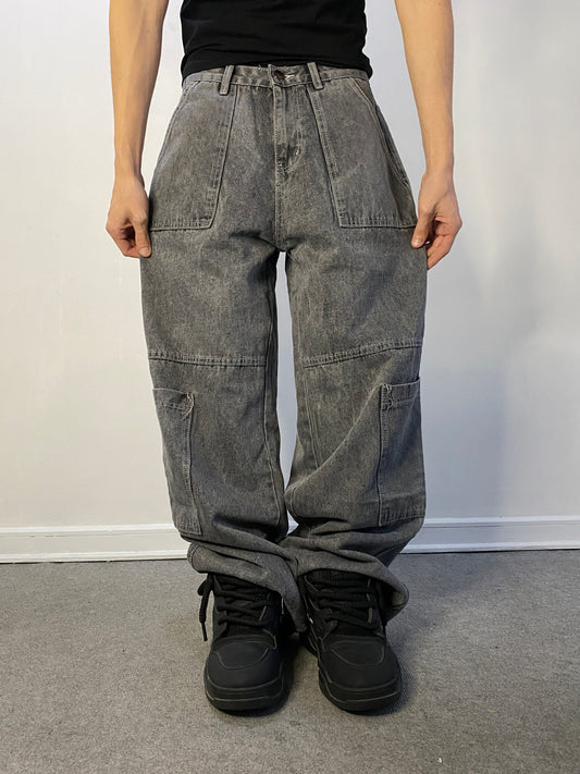 Jean Cargo Stone ( Baggy  Fit )