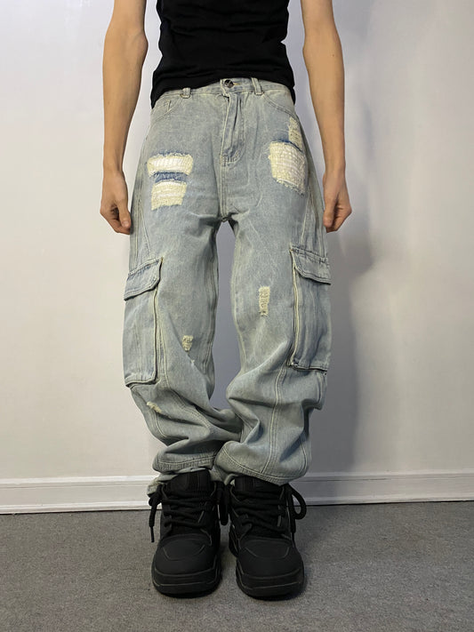 Jean Cargo DriftBlue ( Loose Fit )
