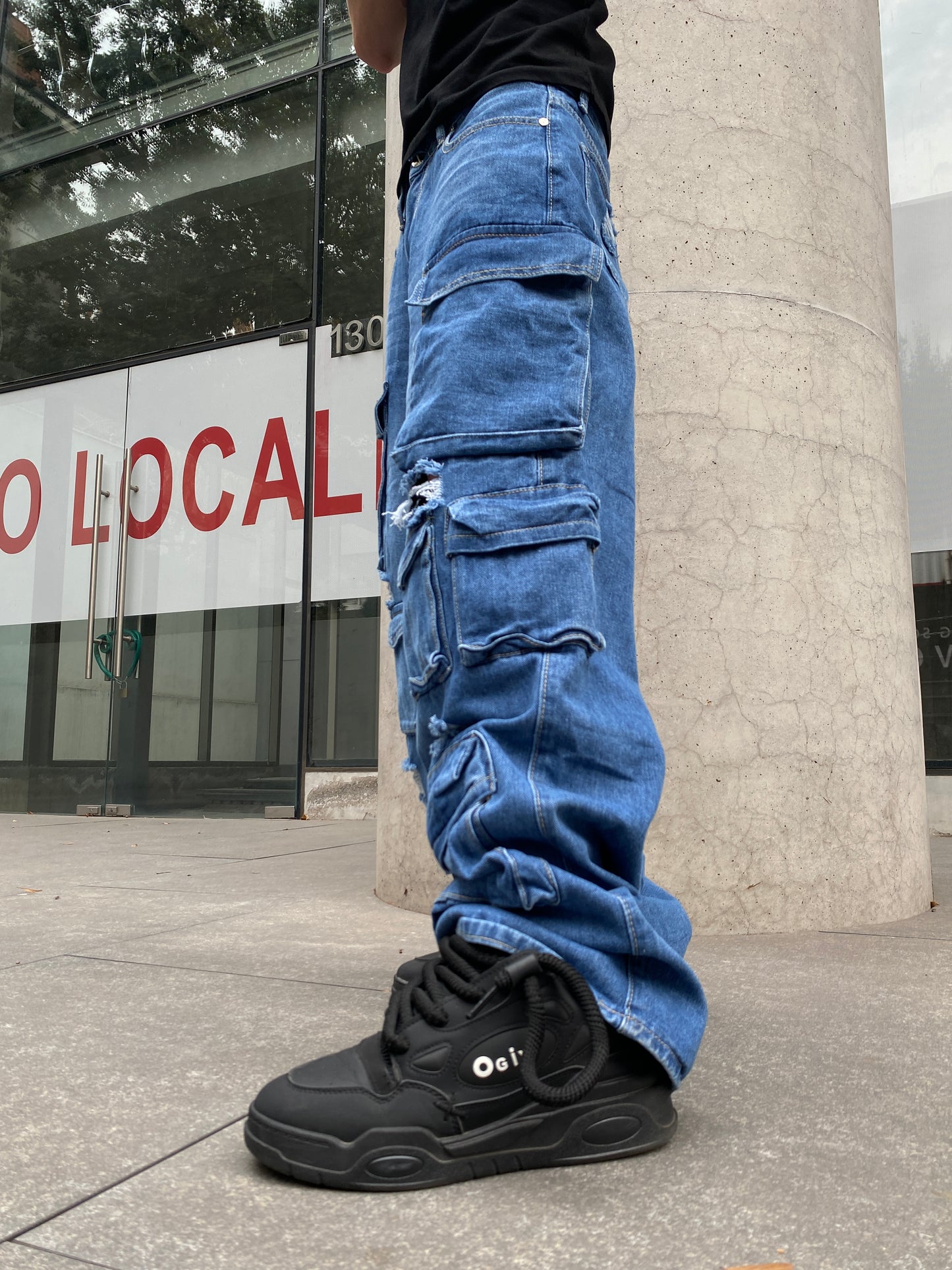 Jeans Cargo CityBlue (Wide Leg)