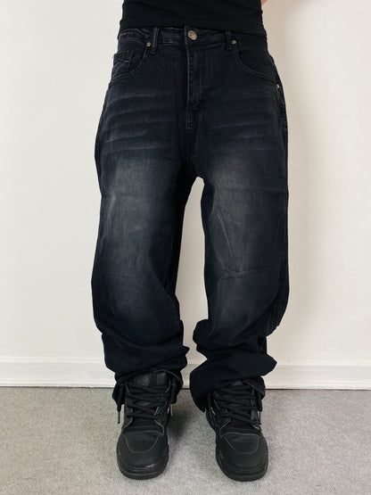 Jeans BaggyBlack  (Wide Leg)