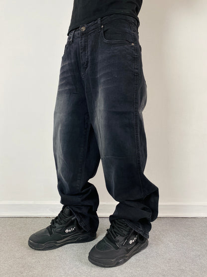 Jeans BaggyBlack  (Wide Leg)