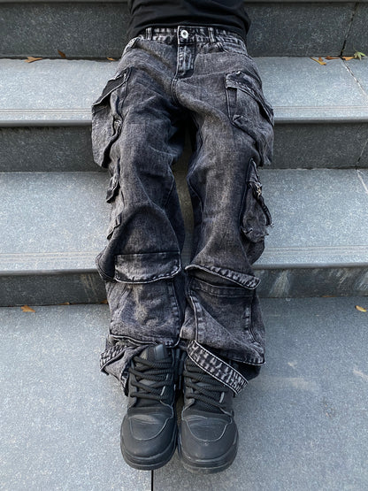 Jeans Cargo DarkGray ( Baggy Fit )