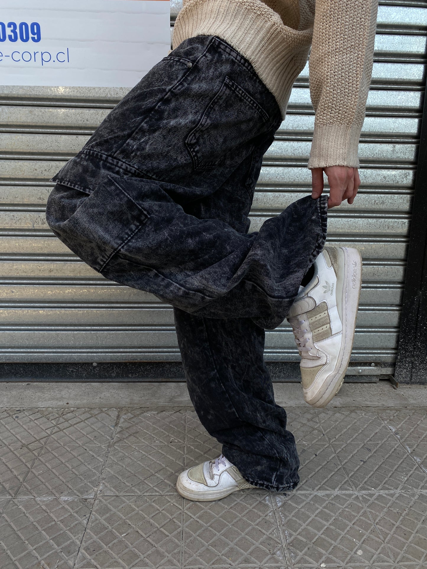 Jeans Cargo Urban Ash (Baggy Fit)