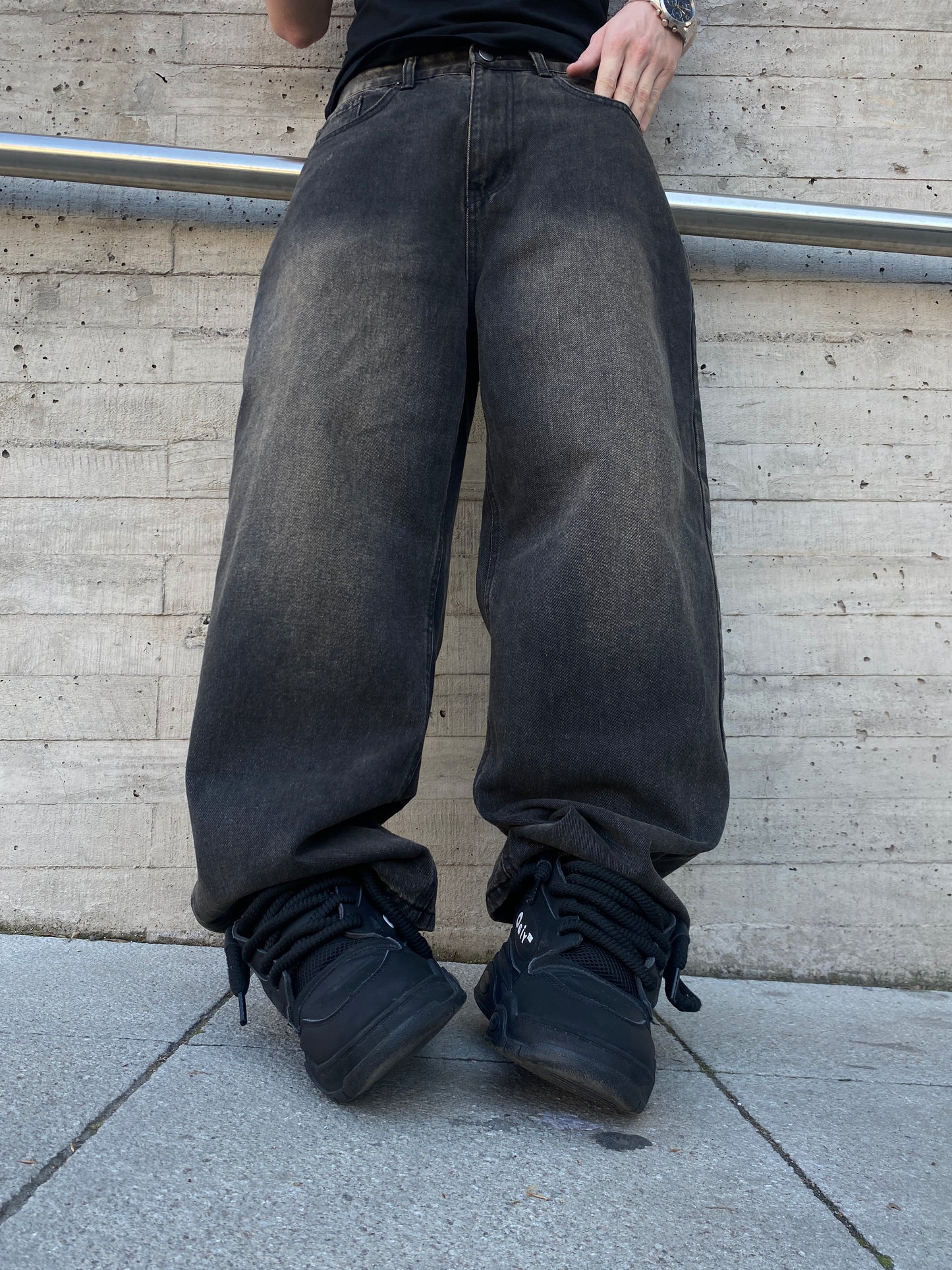 Jeans Focus Black ( Baggy Fit )