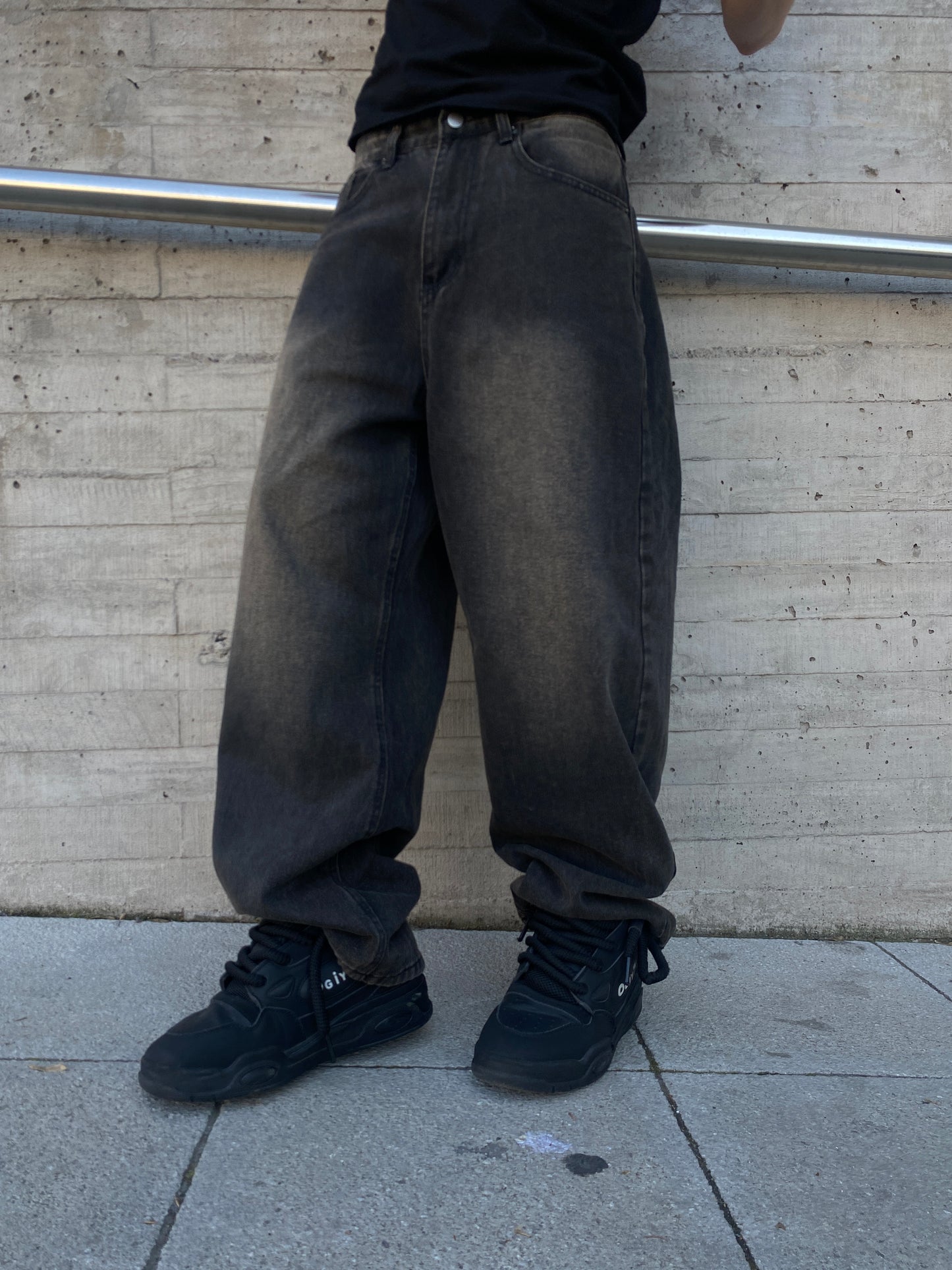 Jeans Focus Black ( Baggy Fit )