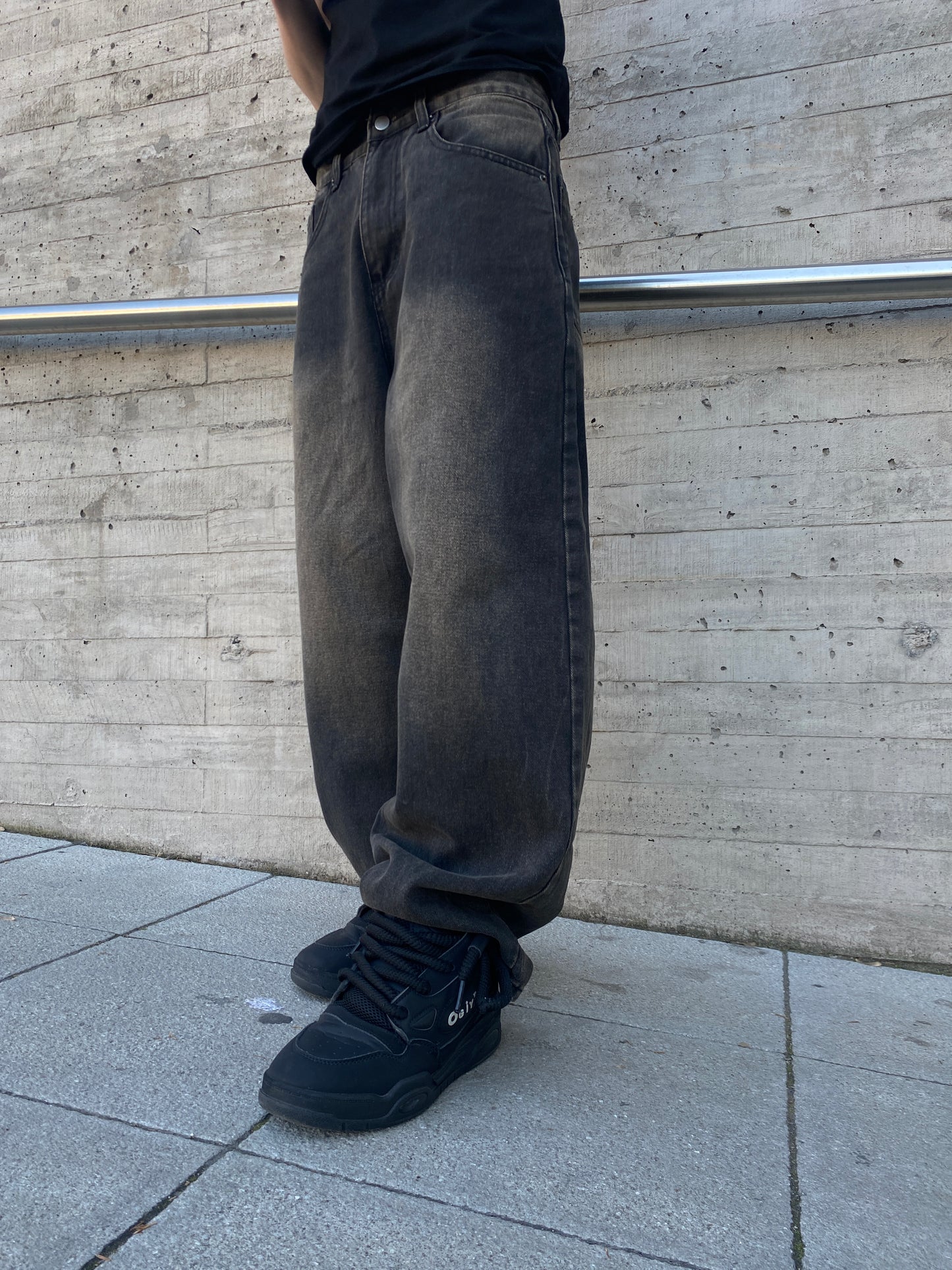 Jeans Focus Black ( Baggy Fit )