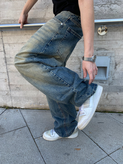 Jeans Focus Blue ( Baggy Fit )