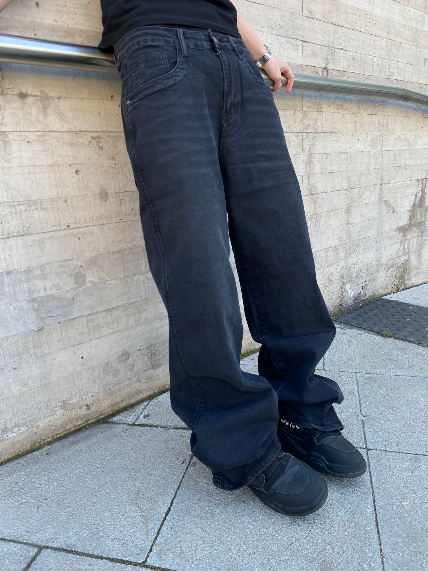 Jeans Baggy Black 2.0 (Wide Leg)