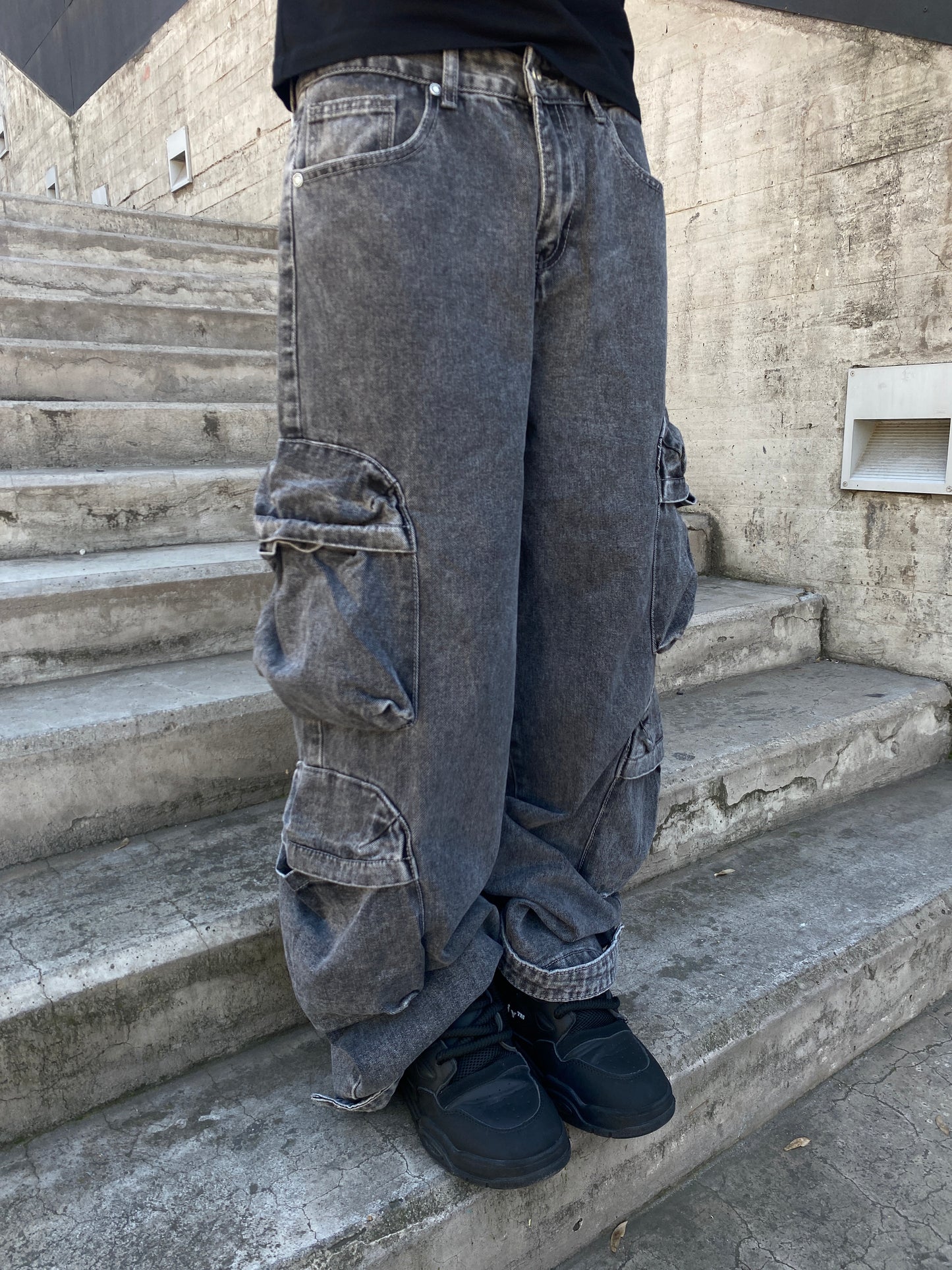 Jeans City Grey ( Baggy Fit )