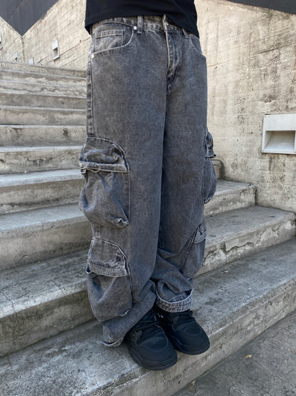 Jeans City Grey ( Baggy Fit )