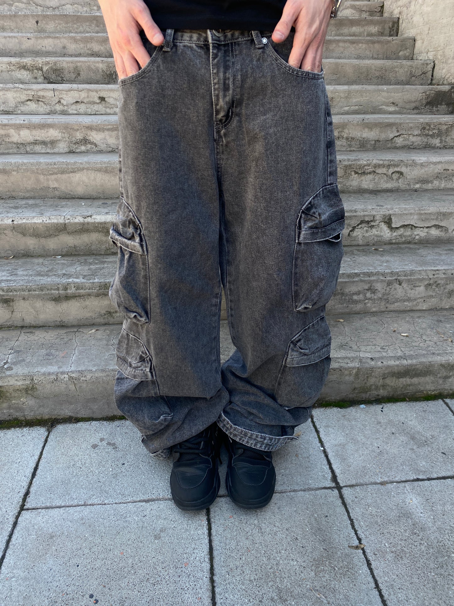 Jeans City Grey ( Baggy Fit )