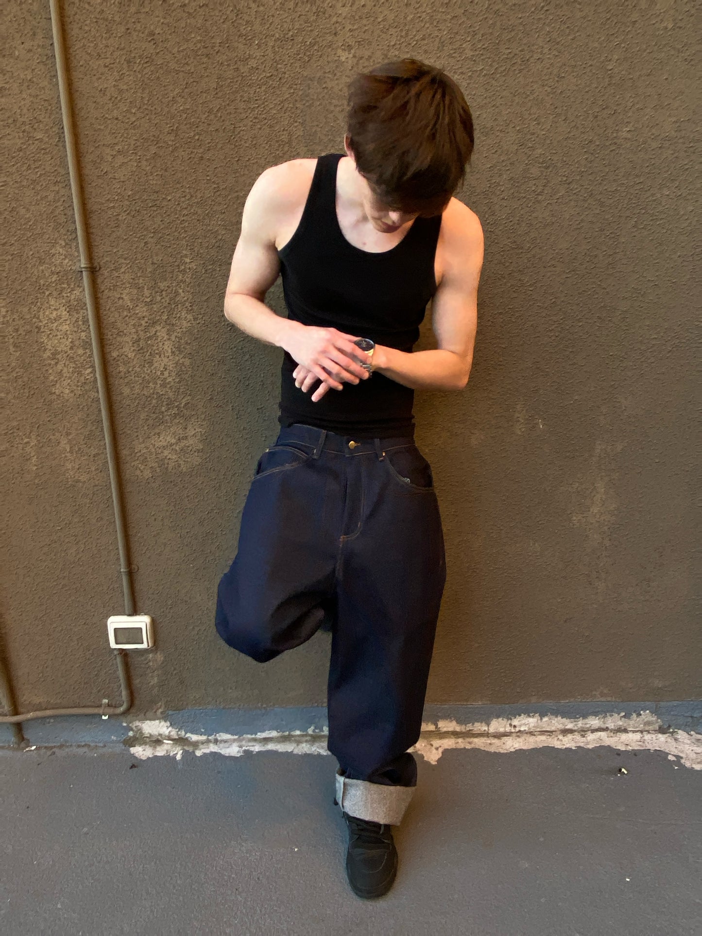 Jeans Raw Premium (Tela cruda - Baggy fit)