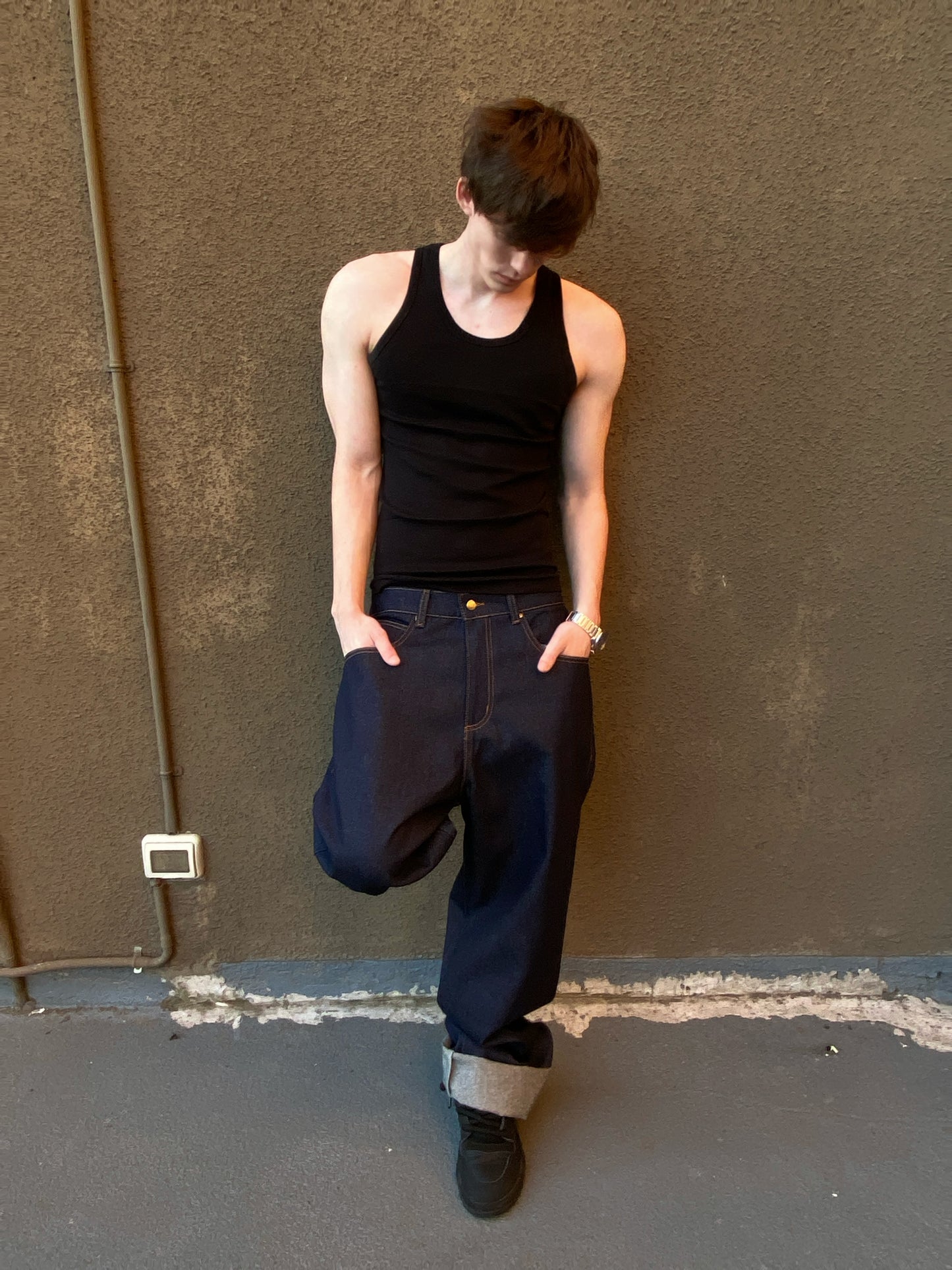 Jeans Raw Premium (Tela cruda - Baggy fit)