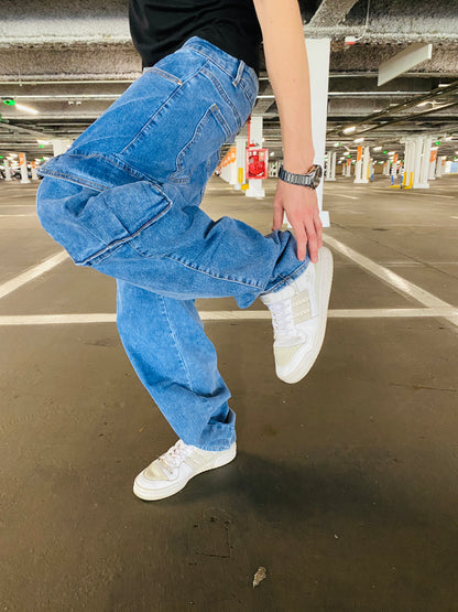 Jeans Cargo BlueStyle (Loose Fit)