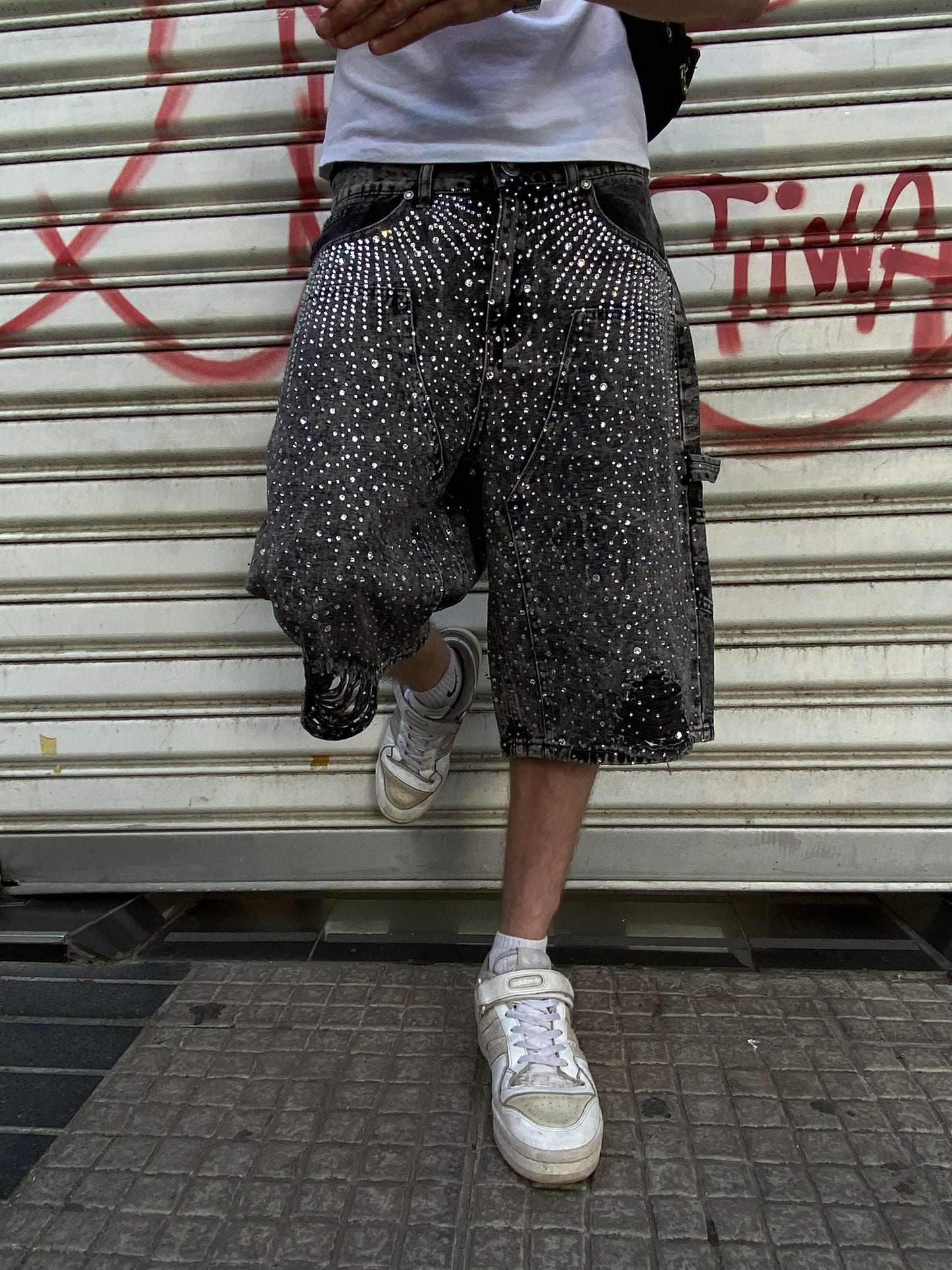 Short Glitter HoodWave