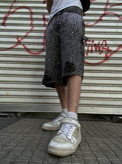 Short Glitter HoodWave