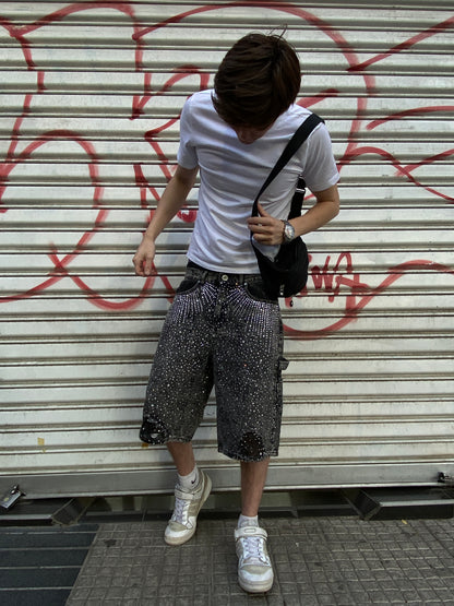 Short Glitter HoodWave