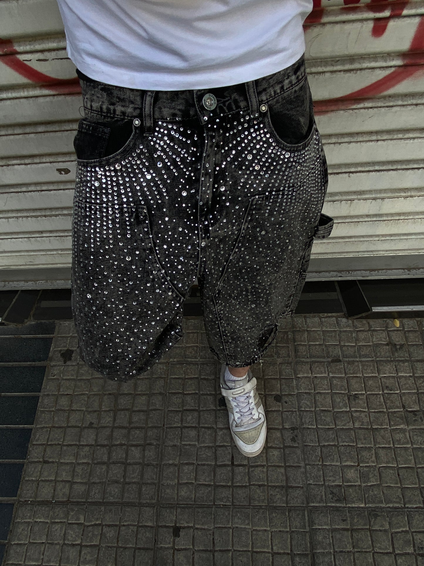 Short Glitter HoodWave