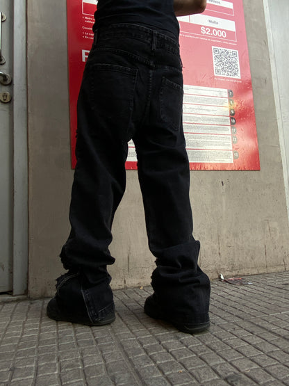 Jeans Flare Shadow Black