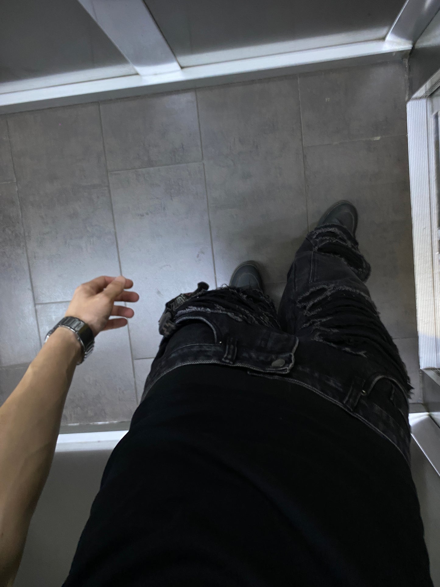 Jeans Flare Shadow Black