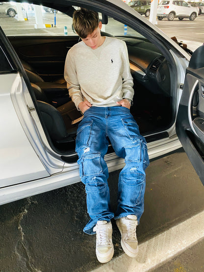 Jeans Cargo CityBlue (Wide Leg)