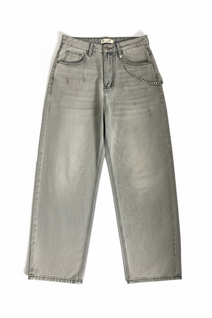 Jeans Focus Grey  ( Baggy Fit )